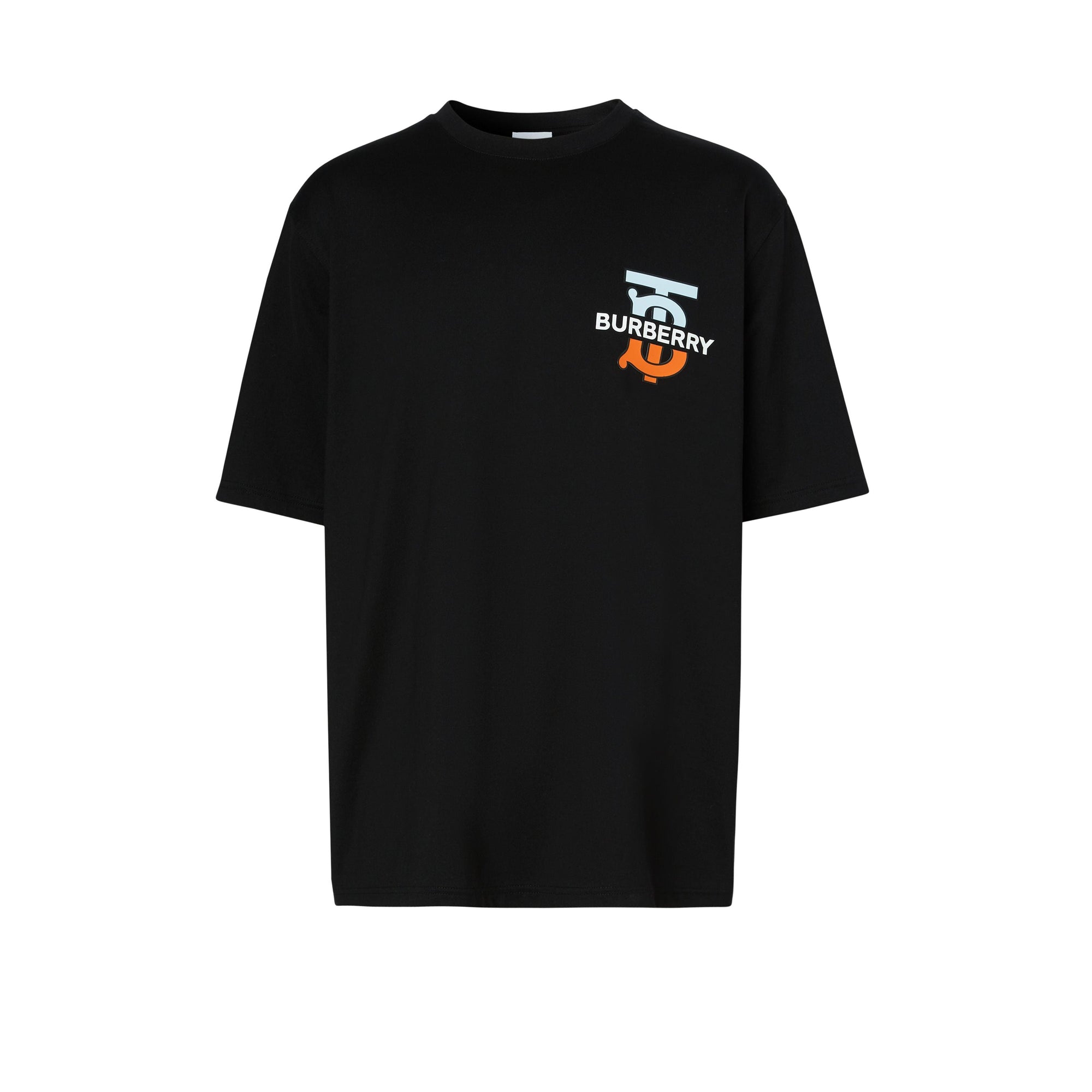 T-shirt oversize en coton Monogram - Black