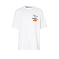 T-shirt oversize en coton Monogram - White