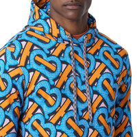 Sweat-shirt à capuche en coton Monogram unisexe - Bright Cobalt