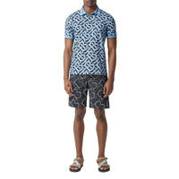 Polo en piqué de coton Monogram unisexe - Pale Azure