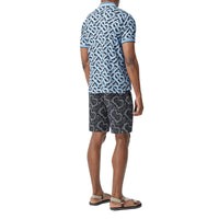 Polo en piqué de coton Monogram unisexe - Pale Azure