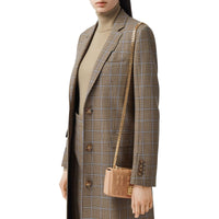 Mini sac Lola matelassé en cuir d'agneau - Camel