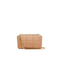 Mini sac Lola matelassé en cuir d'agneau - Camel