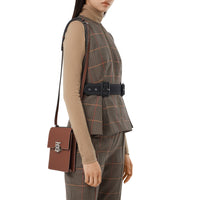Sac Robin en cuir grainé - Tan