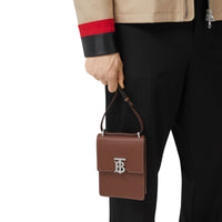 Sac Robin en cuir grainé - Tan