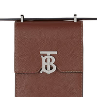 Sac Robin en cuir grainé - Tan