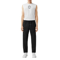 Pantalon de survêtement en jersey stretch à fines rayures - Black Stripe