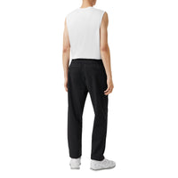 Pantalon de survêtement en jersey stretch à fines rayures - Black Stripe