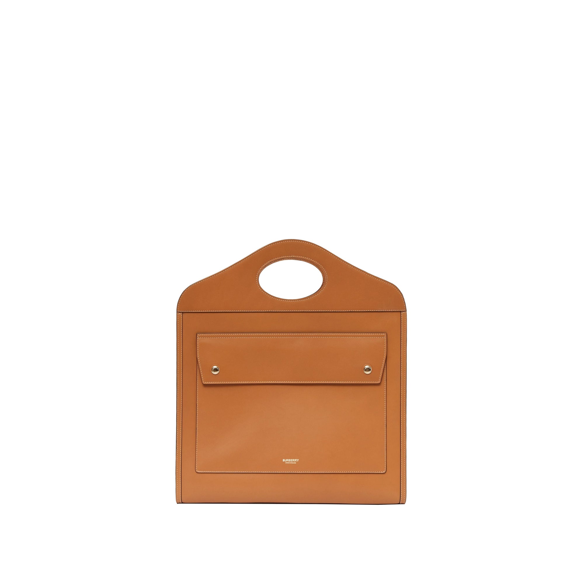 Sac Pocket moyen en cuir de tannage végétal - Maple Brown