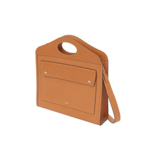 Sac Pocket moyen en cuir de tannage végétal - Maple Brown