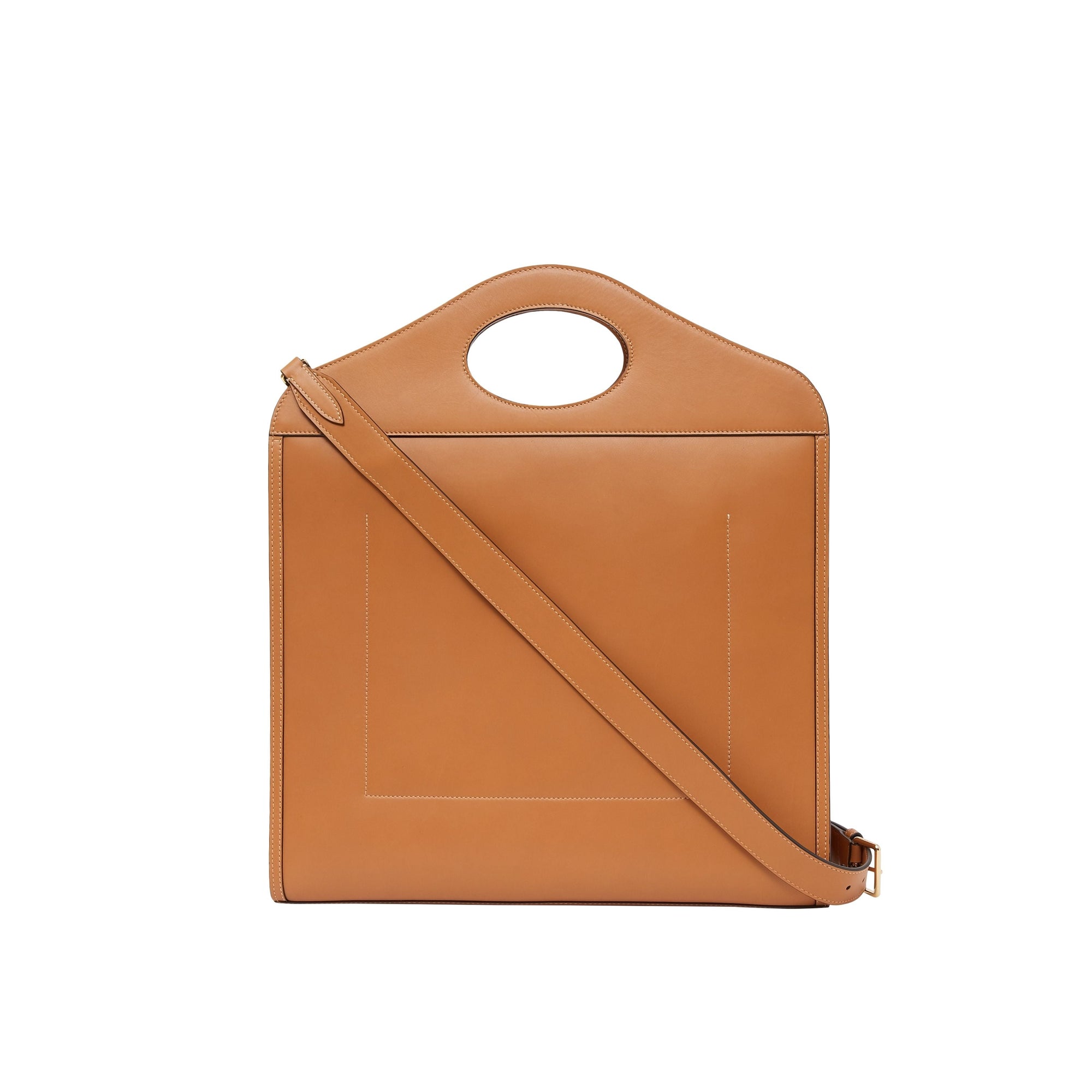 Sac Pocket moyen en cuir de tannage végétal - Maple Brown
