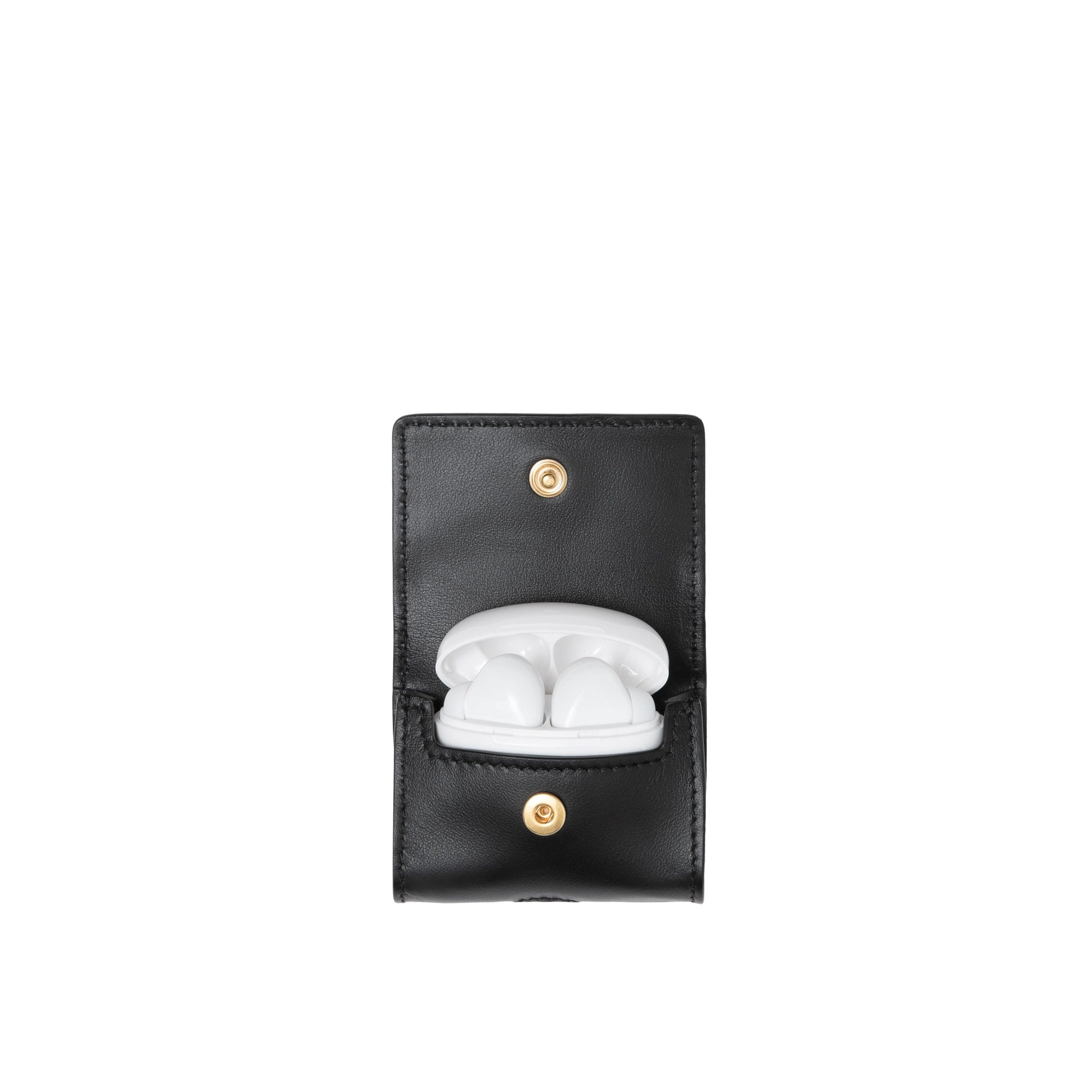 Étui pour AirPods Pro en cuir avec lanière - Black