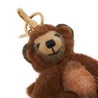 Porte-clés Thomas Bear en costume de singe en cachemire - Archive Beige