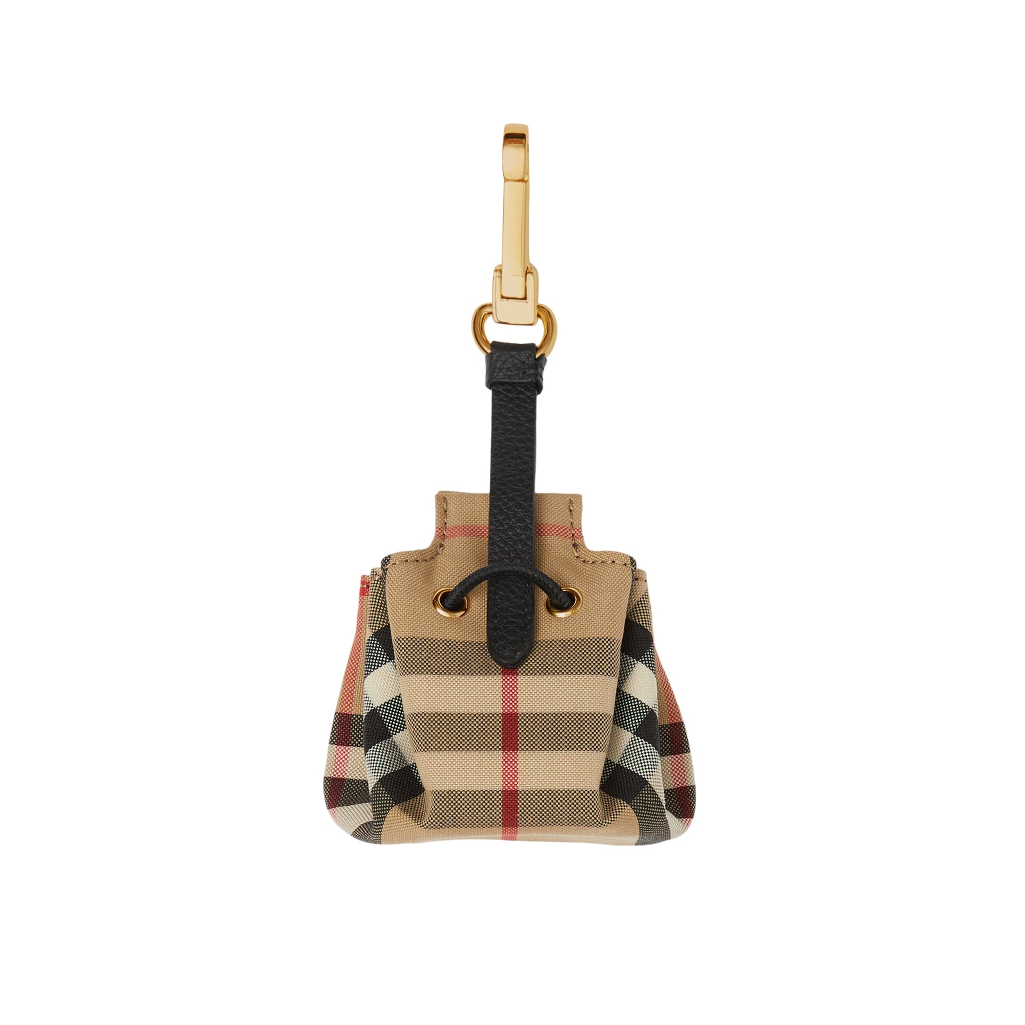 Porte-clés sac seau Vintage check - Archive Beige