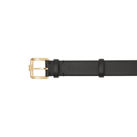 Ceinture en cuir Monogram - Black & Light Gold