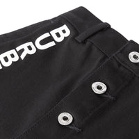 Jupe en denim japonais avec logo - Black