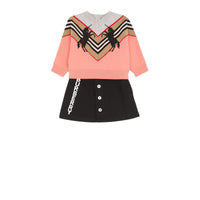 Jupe en denim japonais avec logo - Black