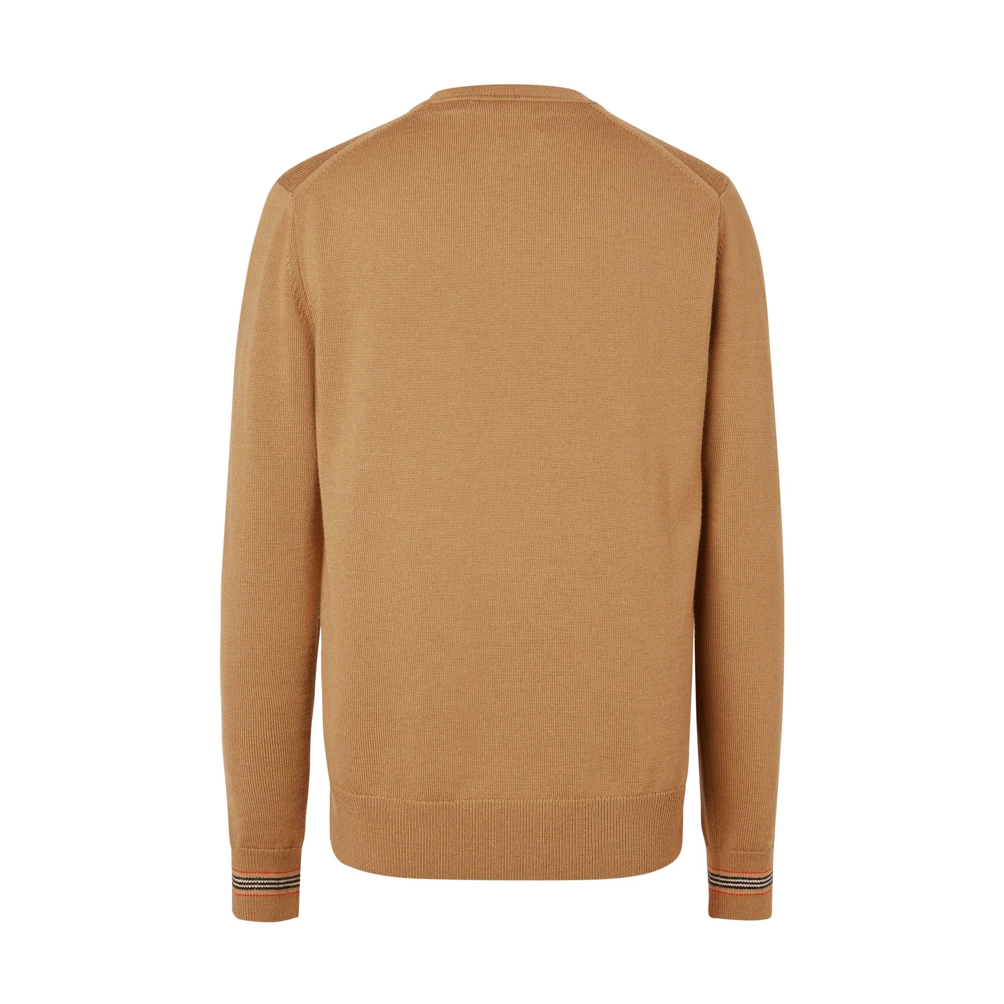 Pull en laine avec rayures iconiques - Camel