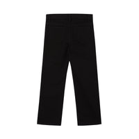 Jean en denim japonais avec logo - Black