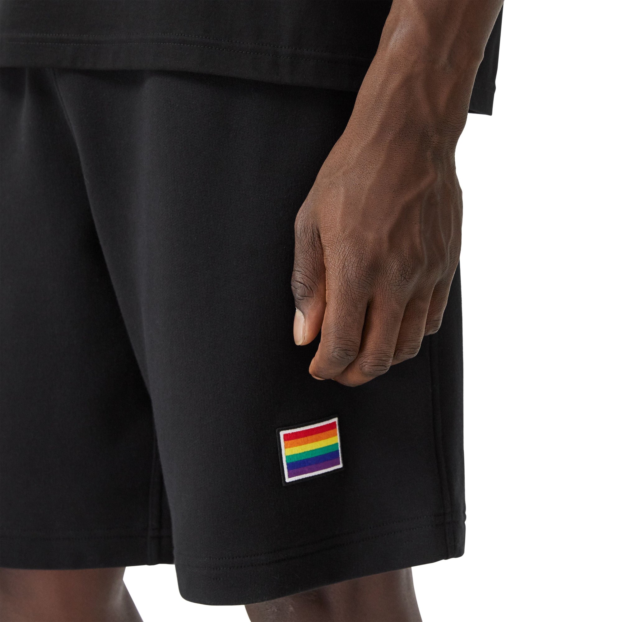 Short arc-en-ciel unisexe - Black