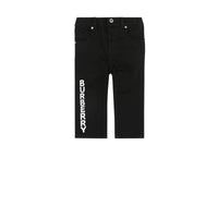 Jean en denim japonais avec logo - Black