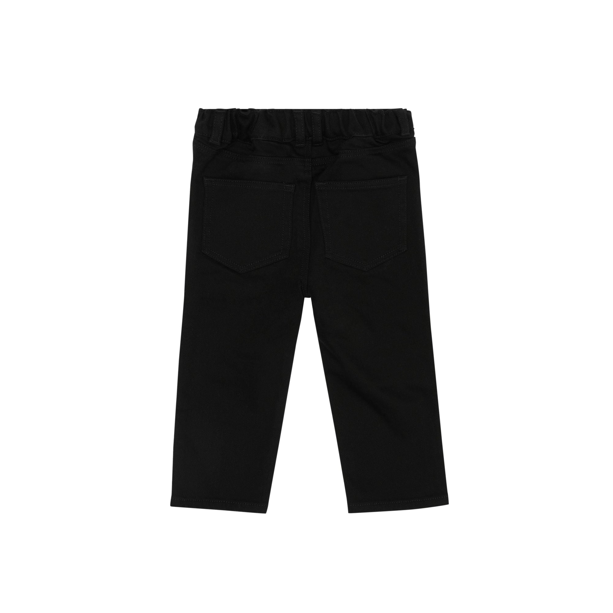 Jean en denim japonais avec logo - Black