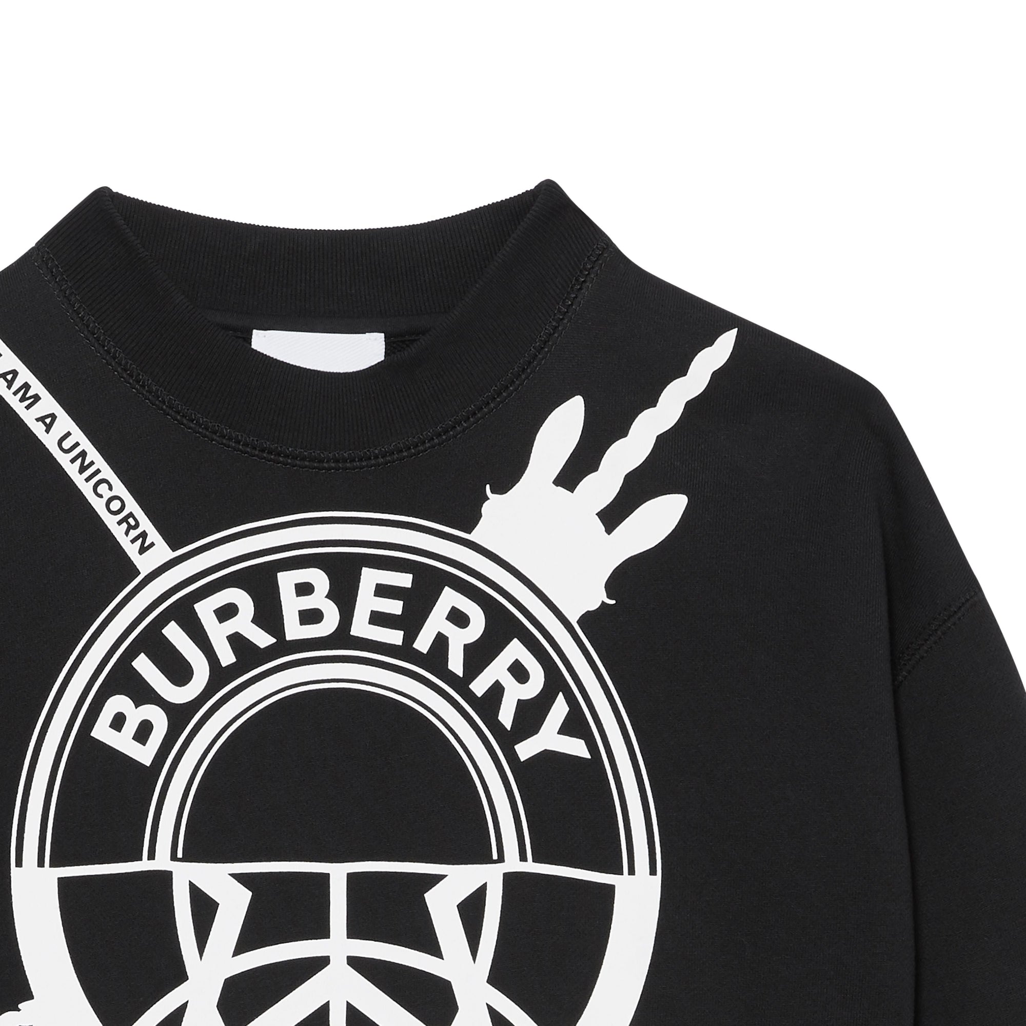 Sweat-shirt en coton avec logo - Black