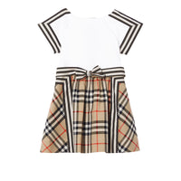 Robe en coton avec Vintage check - Arch Beige