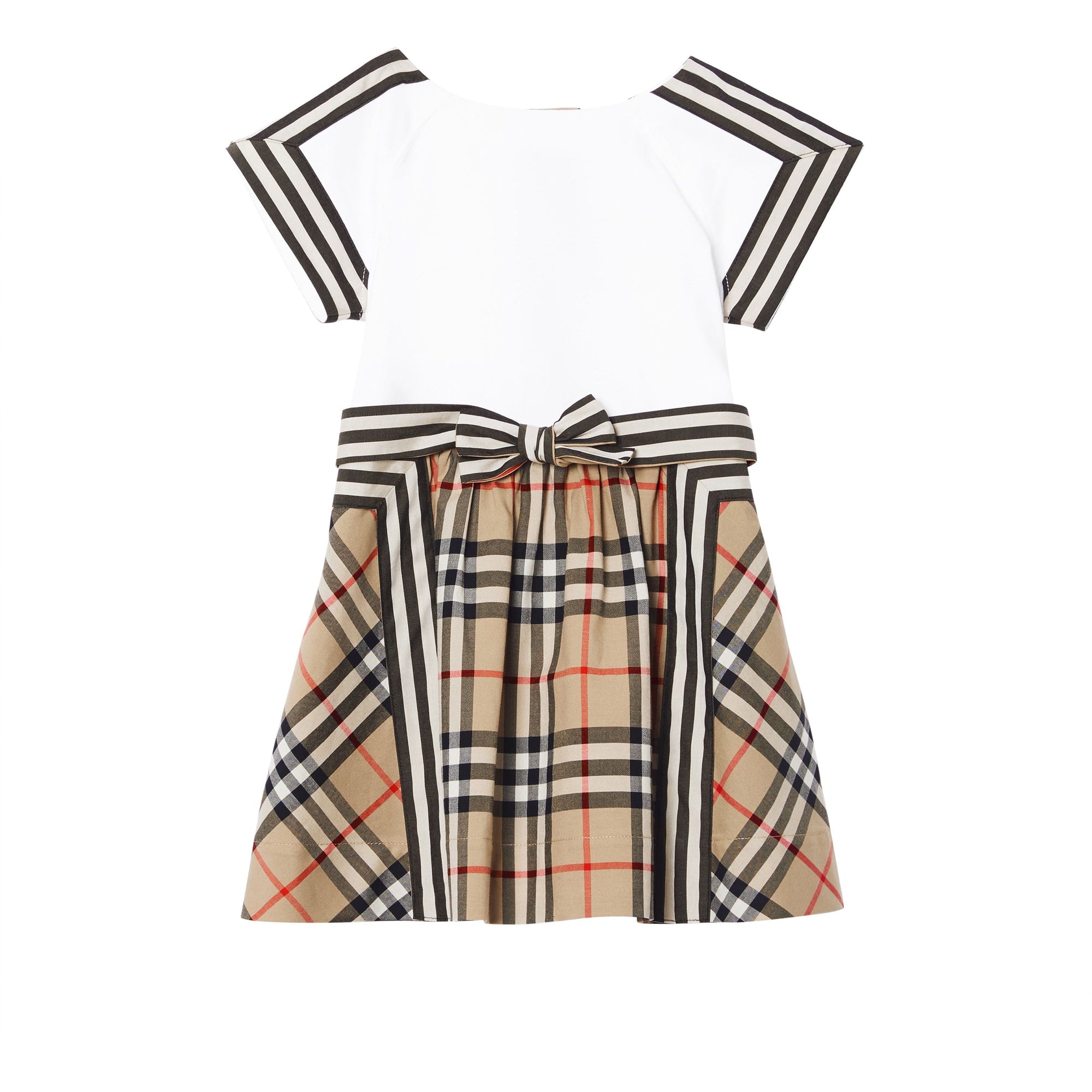 Robe en coton avec Vintage check - Arch Beige