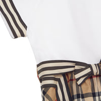 Robe en coton avec Vintage check - Arch Beige