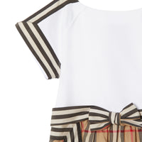 Robe en coton avec Vintage check - Arch Beige