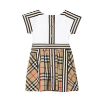 Robe en coton avec Vintage check - Arch Beige