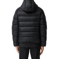 Doudoune à capuche en jacquard Monogram - Black