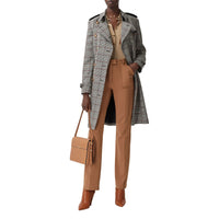 Pantalon tailleur en jersey avec poches - Biscuit