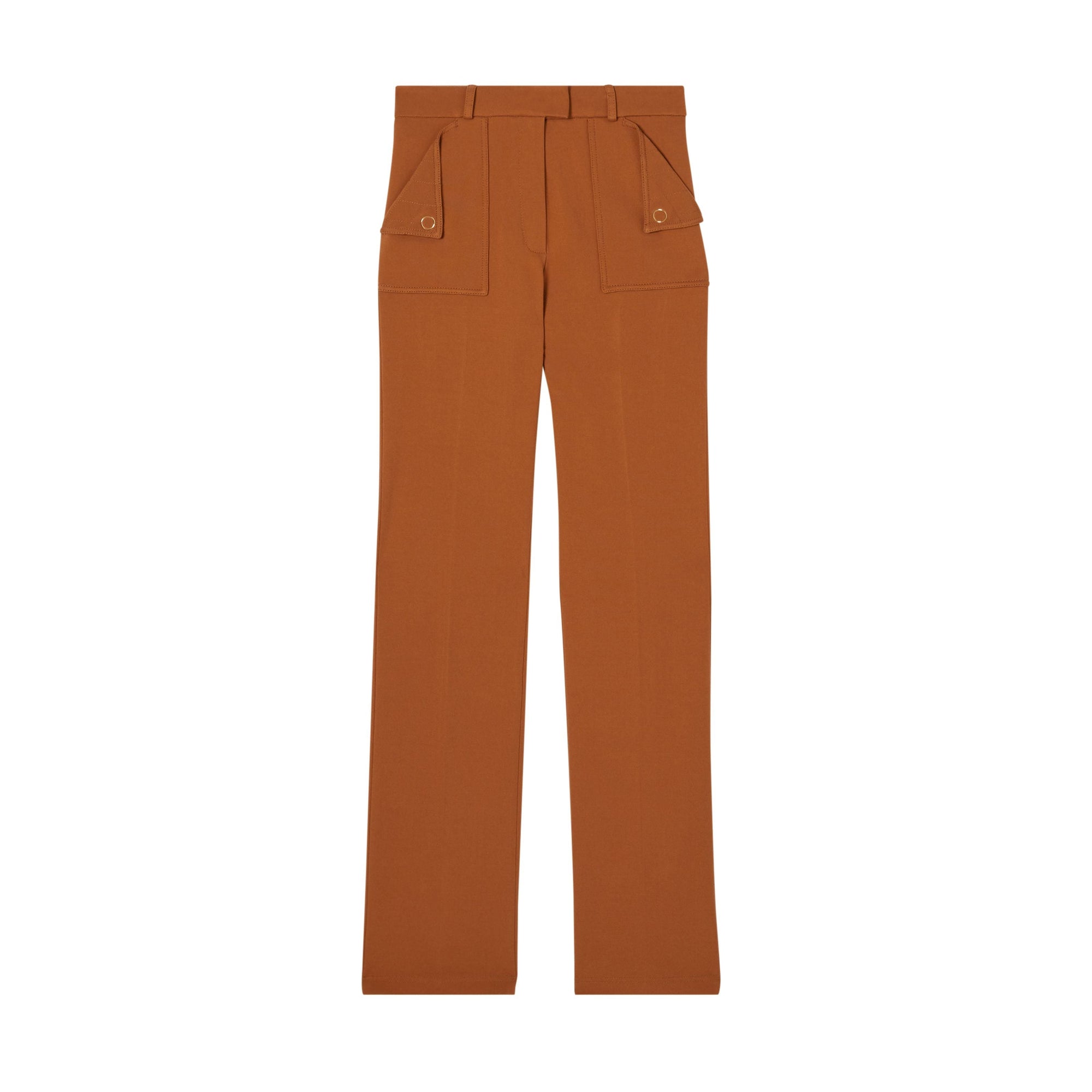 Pantalon tailleur en jersey avec poches - Biscuit