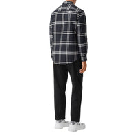 Chemise en flanelle de coton Vintage check - Charcoal