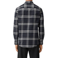 Chemise en flanelle de coton Vintage check - Charcoal