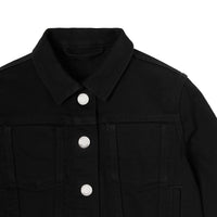 Veste en denim japonais avec logo - Black