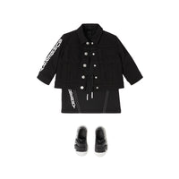 Veste en denim japonais avec logo - Black