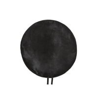 Béret oversize en poil de veau - Black