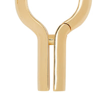 Boucles d'oreilles trou de serrure plaquées or - Light Gold