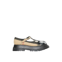 Salomés en laine check - Archive Beige