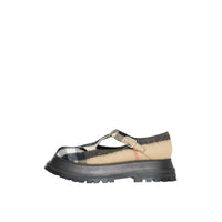 Salomés en laine check - Archive Beige