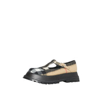 Salomés en laine check - Archive Beige