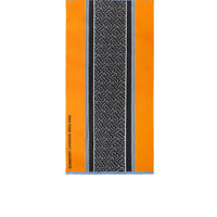 Écharpe légère en cachemire rayée Monogram - Citrus Yellow