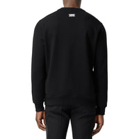 Sweat-shirt en coton avec slogan - Black