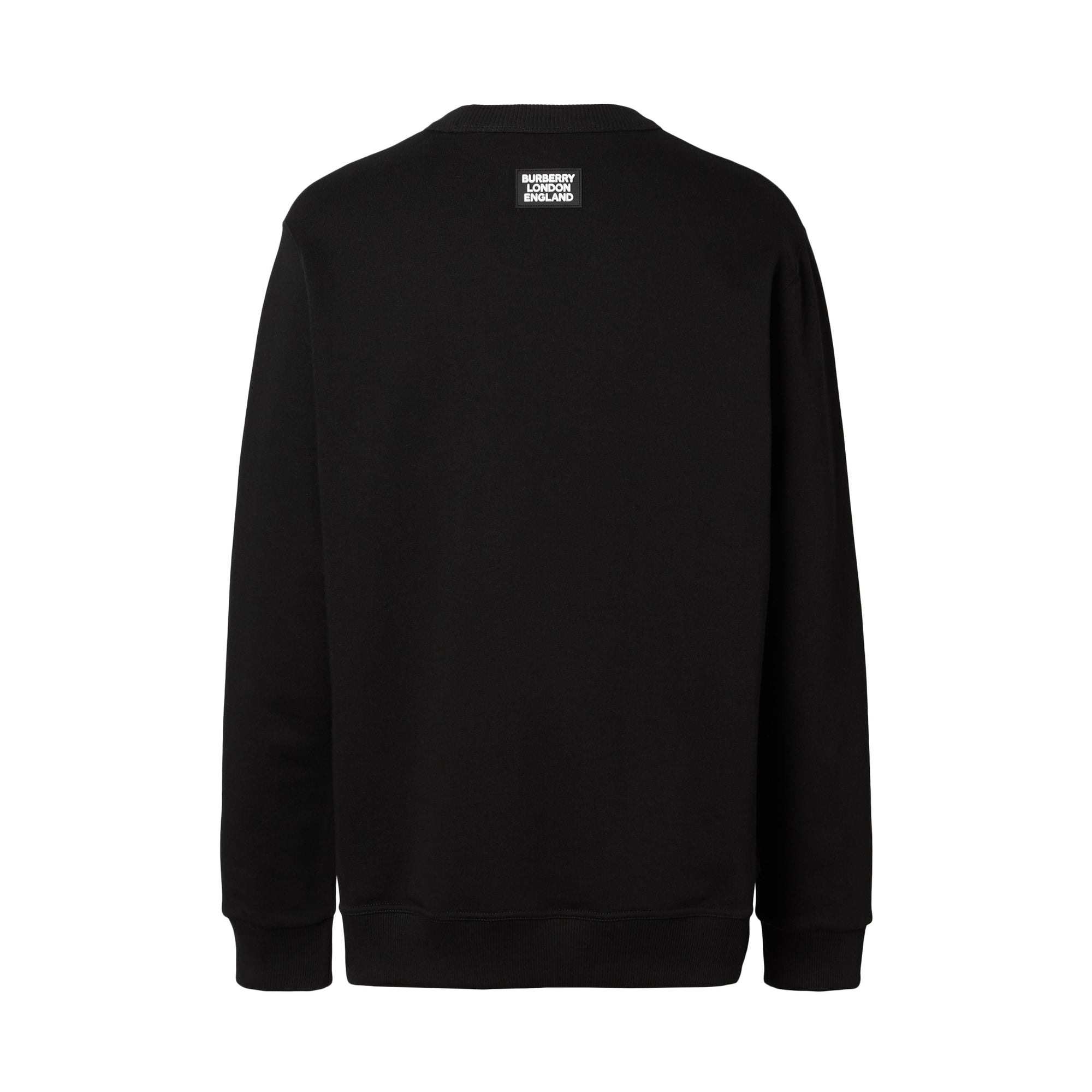 Sweat-shirt en coton avec slogan - Black