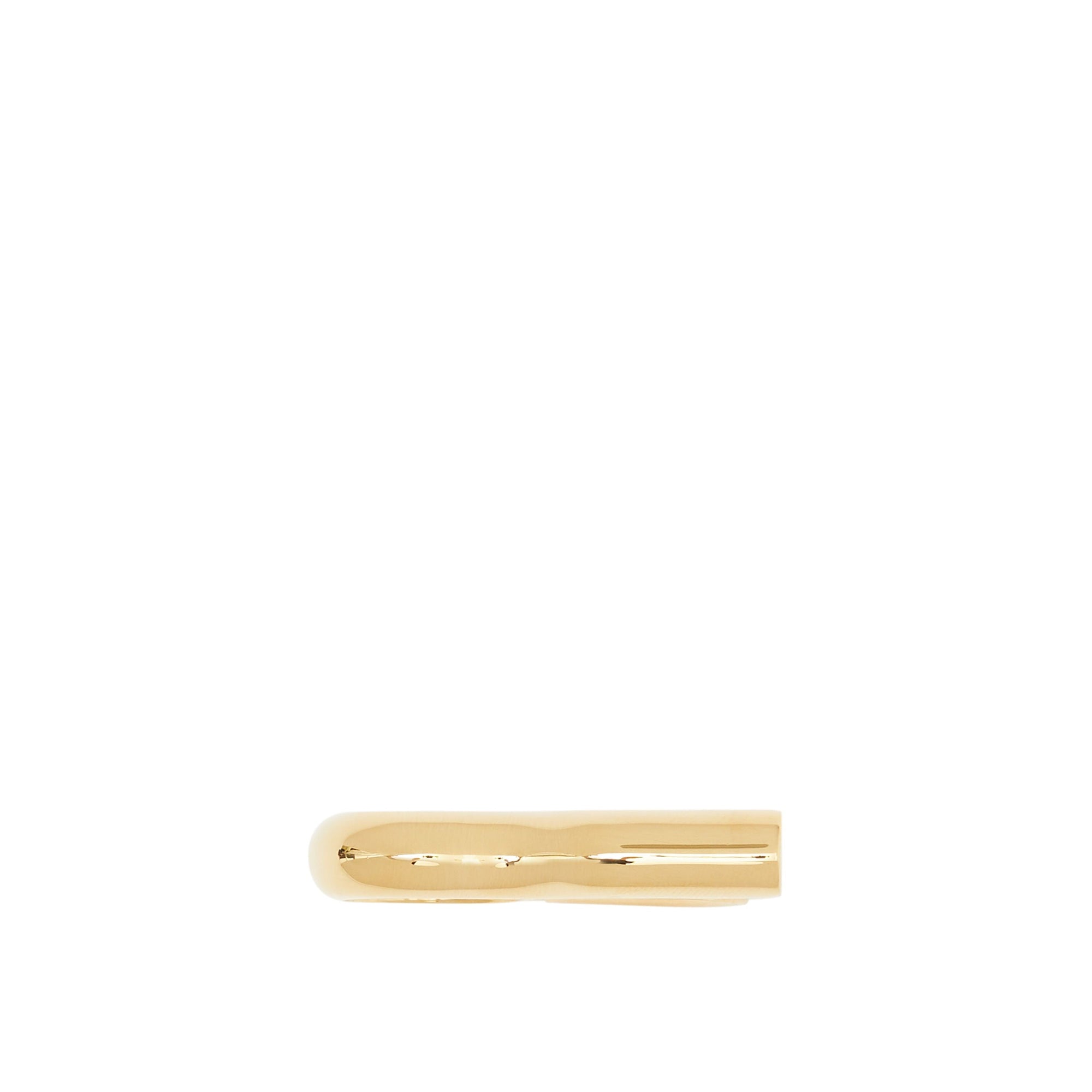 Bague double plaquée or façon trou de serrure - Light Gold