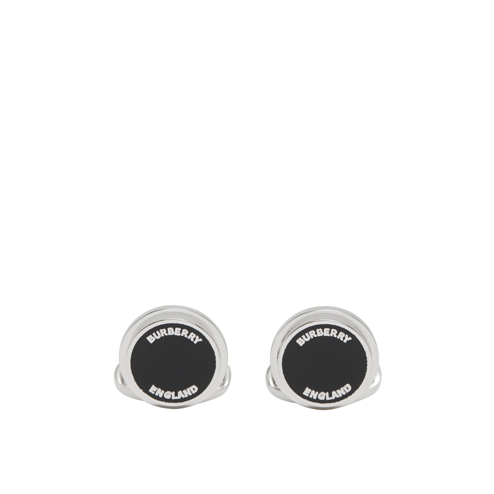 Boutons de manchette plaqués palladium avec logo - Palladio & Black