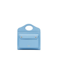 Mini sac Pocket en cuir - Blue Topaz